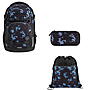 Coocazoo PORTER Midnight Dust 3tlg Schulrucksack Set