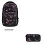 Coocazoo PORTER Pink Illusion 2tlg Schulrucksack Set