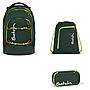 Satch Pack Green Explorer 3 tlg. Set Schulrucksack