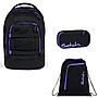 Satch Pack Purple Phantom 3tlg Schulrucksack-Set