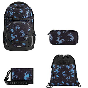 Coocazoo PORTER Midnight Dust 4tlg Schulrucksack Set