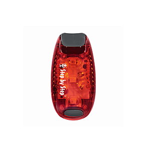 Hama LED Sicherheits Klemmleuchte rot, Klippverschluss