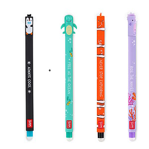 Legami Under The Sea erasable Gel Stife + Pinguin