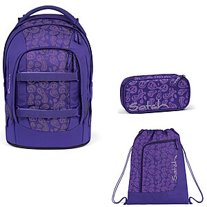 Satch Pack Bright Faces 3tlg Schulrucksack-Set