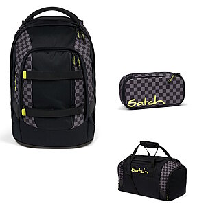 Satch Pack Dark Skate 3tlg Schulrucksack-Set