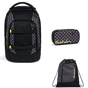 Satch Pack Dark Skate 3tlg Schulrucksack-Set