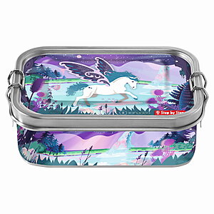 Step by Step Edelstahl Lunchbox Dreamy Pegasus Shadow