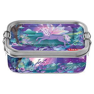 Step by Step Edelstahl Lunchbox Pegasus Emily